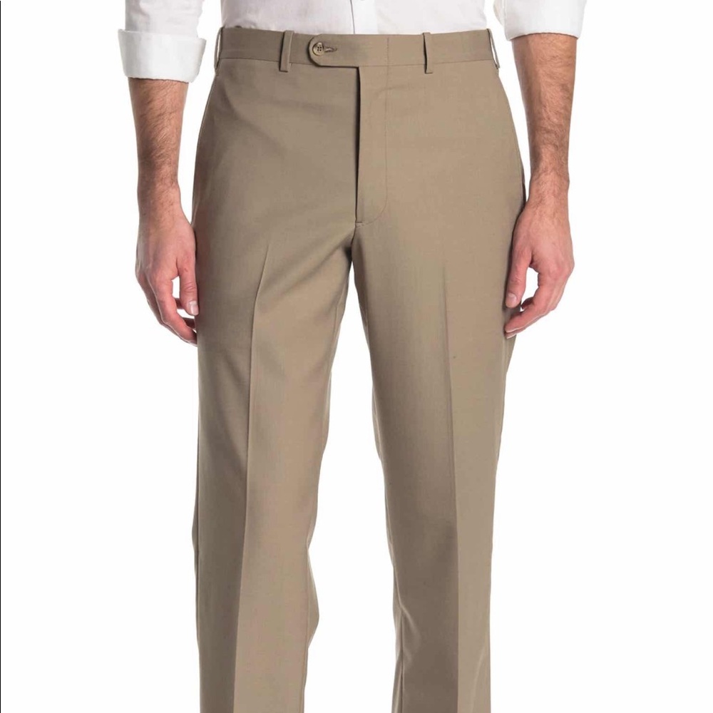 JB Britches Flat Front Wool Trousers 38R/32